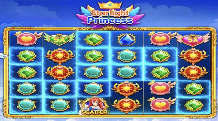 Pantalla de inicio de Starlight Princess